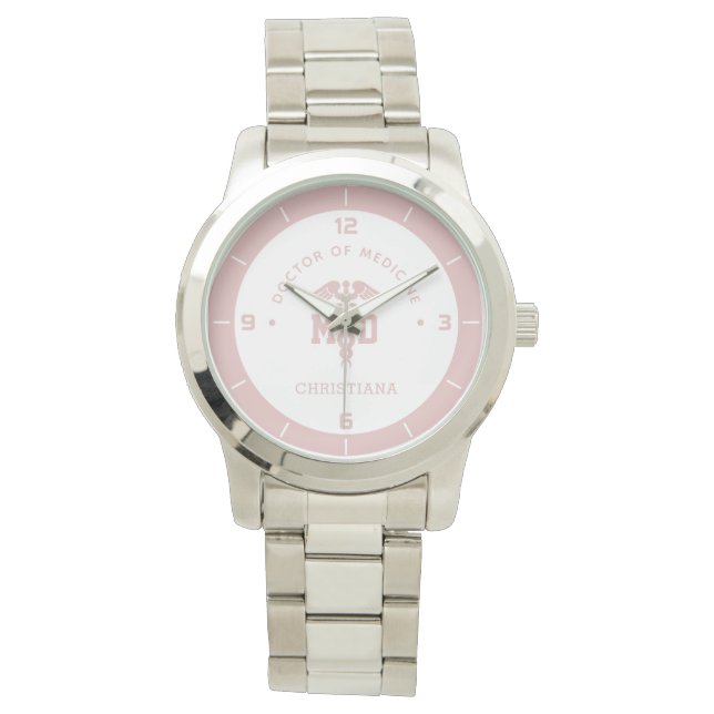 Reloj De Pulsera Personalizado Médica de Medicina Médica Graduación (Anverso)