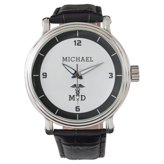 Reloj De Pulsera Personalizado Médica de Medicina Médica Graduación (Anverso)