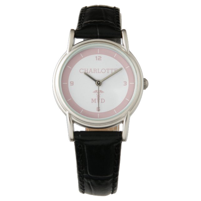 Reloj De Pulsera Personalizado Médica de Medicina Médica Graduación (Anverso)
