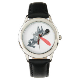 Reloj De Pulsera Personalizado muy emocionado Wolf Watch