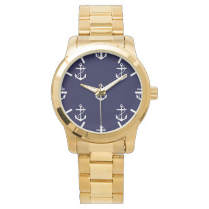 Reloj De Pulsera Personalizado Náutico de Opus Posh Anchor
