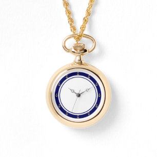 Reloj De Pulsera Personalizado Náutico del Ancla Dorada
