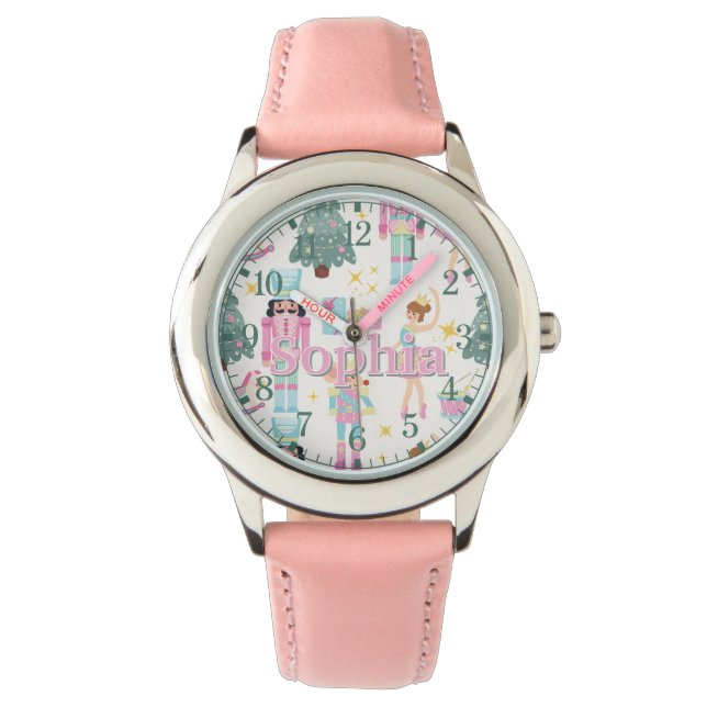 Reloj De Pulsera Personalizado Navidades Nutcracker Watch | Regalo  (Anverso)
