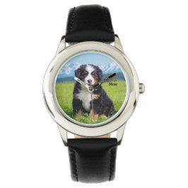 Reloj De Pulsera Personalizado perro de Montaña de niño lindo de Be