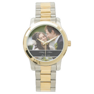 Reloj De Pulsera Personalizado personalizado casando el recuerdo de