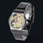 Reloj De Pulsera Personalizado personalizado de la foto<br><div class="desc">Fácil subir tu propia fotografía a este gran reloj. Puedes editar más para añadir texto,  etc - los relojes de Ricaso hacen un gran regalo para ti o para otros.</div>