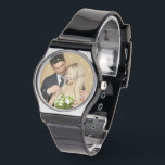 Reloj De Pulsera Personalizado personalizado de la foto<br><div class="desc">Fácil subir tu propia fotografía a este gran reloj. Puedes editar más para añadir texto,  etc - los relojes de Ricaso hacen un gran regalo para ti o para otros.</div>