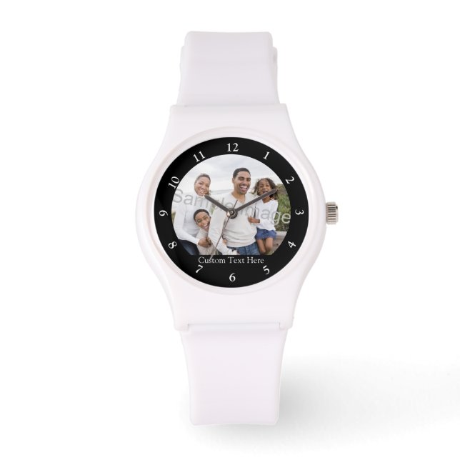 Reloj De Pulsera Personalizado Photo Watch (Anverso)