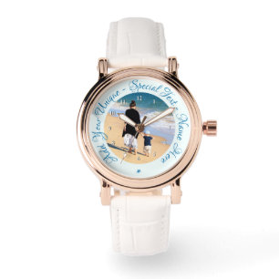 Reloj De Pulsera Personalizado Photo Watch con sus fotos y texto