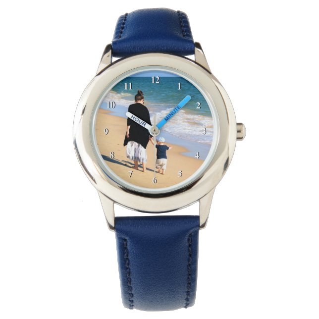Reloj De Pulsera Personalizado Photo Watch Personalized Tus fotos D (Anverso)