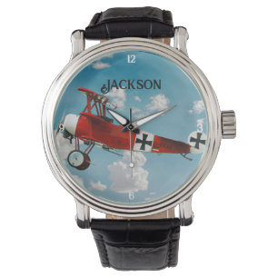 Reloj De Pulsera Personalizado Red Baron Fokker