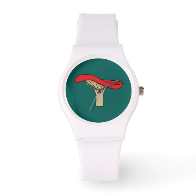 Reloj De Pulsera Personalizado Red Mushroom (Anverso)