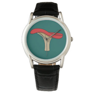 Reloj De Pulsera Personalizado Red Mushroom