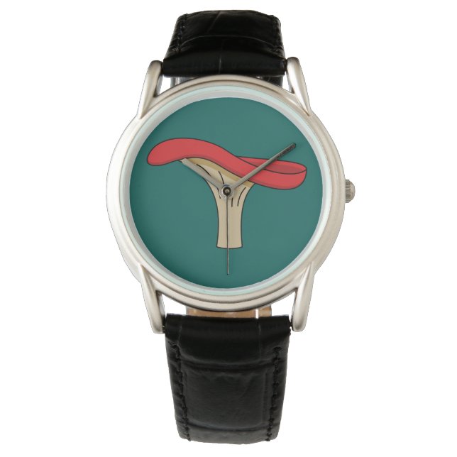 Reloj De Pulsera Personalizado Red Mushroom (Anverso)