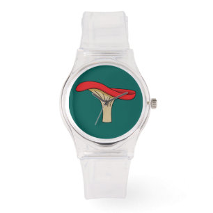 Reloj De Pulsera Personalizado Red Mushroom