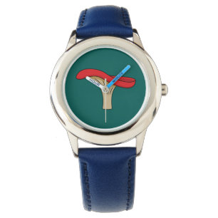 Reloj De Pulsera Personalizado Red Mushroom