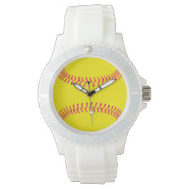 Reloj De Pulsera Personalizado Softball Watch