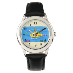 Reloj De Pulsera Personalizado submarino feliz