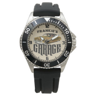 Reloj De Pulsera Personalizado TU NOMBRE Merc Garage de Merc 1950 M