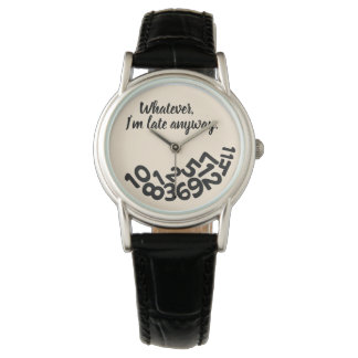 Reloj De Pulsera PERSONALIZADO Vintage lo que sea, siempre estoy at