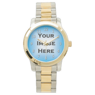 Reloj De Pulsera Personalizado Watch Con Números Blancos Delgados S