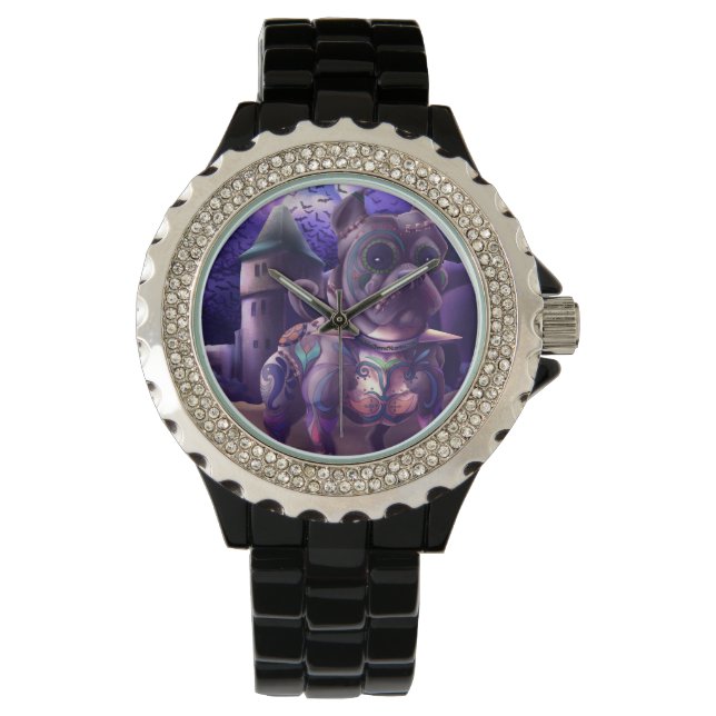 Reloj De Pulsera Personalizado Watch Franky The Pitbull Frankenstei (Anverso)