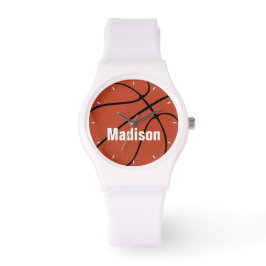 Reloj De Pulsera Personalizado y entrenadora de baloncesto femenino