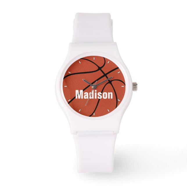Reloj De Pulsera Personalizado y entrenadora de baloncesto femenino (Anverso)