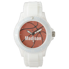 Reloj De Pulsera Personalizado y entrenadora de baloncesto femenino
