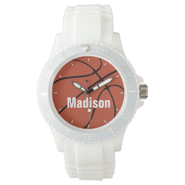 Reloj De Pulsera Personalizado y entrenadora de baloncesto femenino (Anverso)