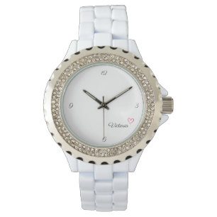 Reloj De Pulsera Personalizados Chicas Nombre Te Amo Moda De Corazó