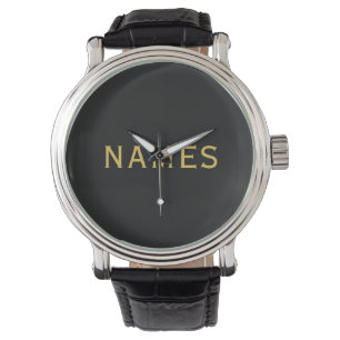 Reloj De Pulsera Personalizados con Apellido o Apodo en Ellos