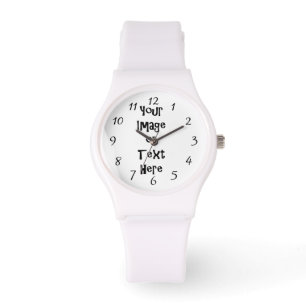 Reloj De Pulsera Personalizar con imágenes y texto personalizados