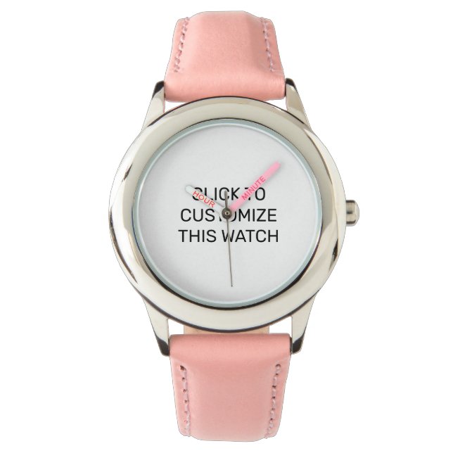 RELOJ DE PULSERA PERSONALIZAR ESTE WATCH (Anverso)