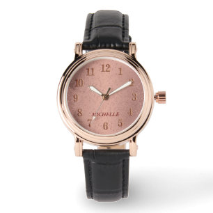 Reloj De Pulsera Personalizar - Oro Rosa