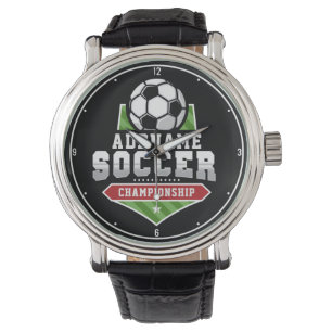 Reloj De Pulsera Personalizar Soccer ADD TEXTO Varisity Team Player