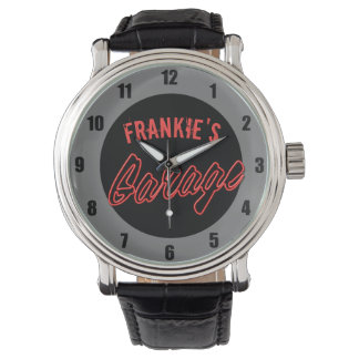 Reloj De Pulsera Personalizar Su Nombre Neon Style Hot Rod Car Gara