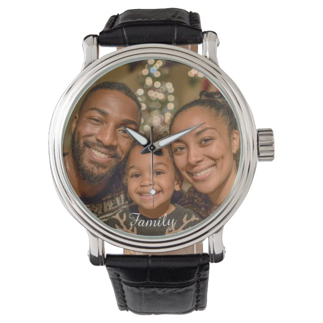 Reloj De Pulsera Personalize This Watch With Your Photo  (Anverso)
