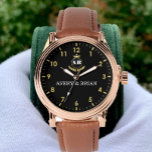 Reloj De Pulsera Personalized Gift Custom couple monogram<br><div class="desc">Personalized watch with the names of the bride and groom or the couple in love. This watch can be customized by changing the text with the name of the loved one or the wedding date. It can be an ideal gift for newlyweds or for silver or golden wedding anniversaries. Monogram...</div>