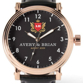 Reloj De Pulsera Personalized his & her name initials and monogram