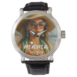 Reloj De Pulsera Personalized Mama Est Year Custom Gift For Mommy