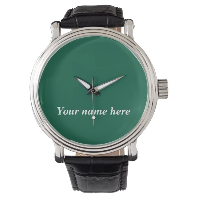 Reloj De Pulsera Personalized Men's Watch – Elegant Custom Name Gif (Anverso)
