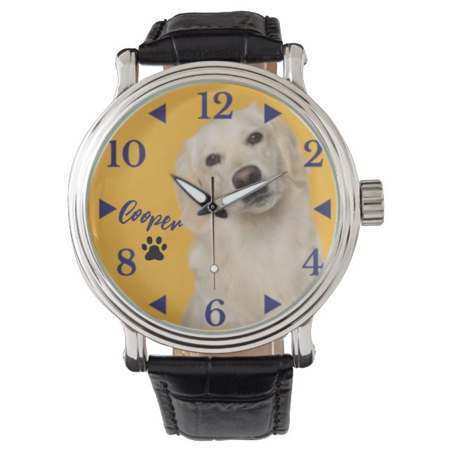 Reloj De Pulsera Personalized Pet  Photo Dog Lover with Photo (Anverso)