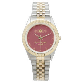 Reloj De Pulsera Personalized Rose Dial Women’s Elegant Custom Time