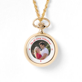 Reloj De Pulsera Personalized Valentine Photo Neclace