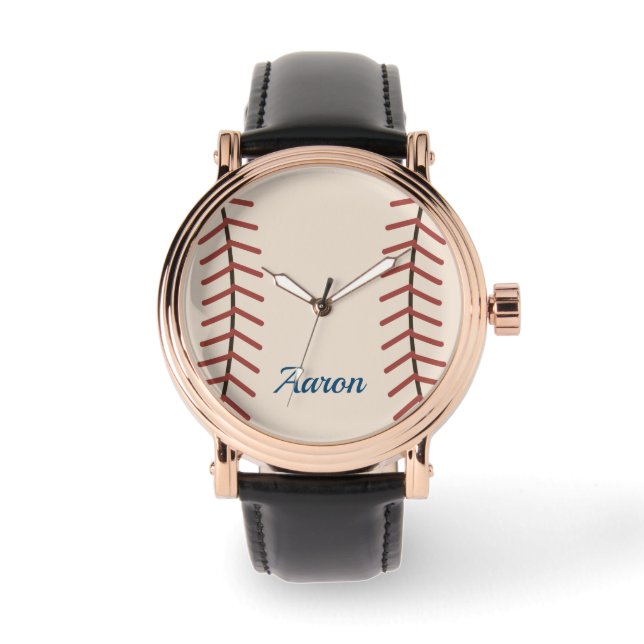 Reloj De Pulsera Personalized Vintage Baseball Watch  (Anverso)