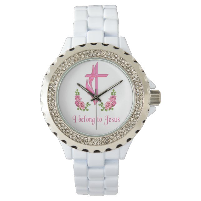 Reloj De Pulsera Pertenezco a Jesus gifts Watch (Anverso)