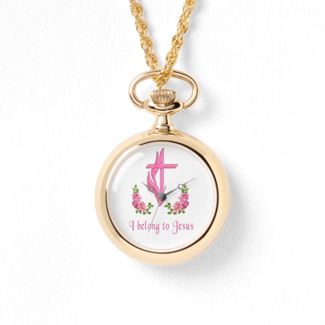 Reloj De Pulsera Pertenezco a Jesus gifts Watch (Anverso)