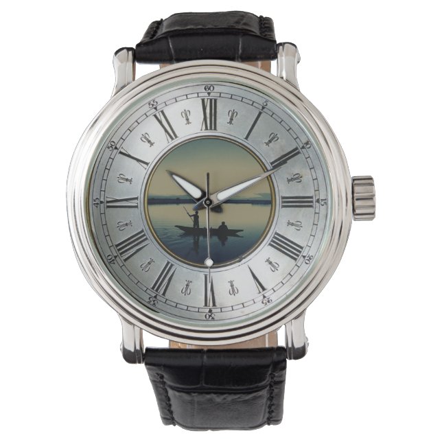 RELOJ DE PULSERA PESCA (Anverso)