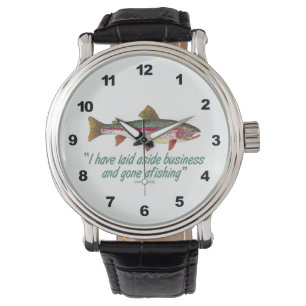 Reloj De Pulsera Pesca con mosca de la trucha